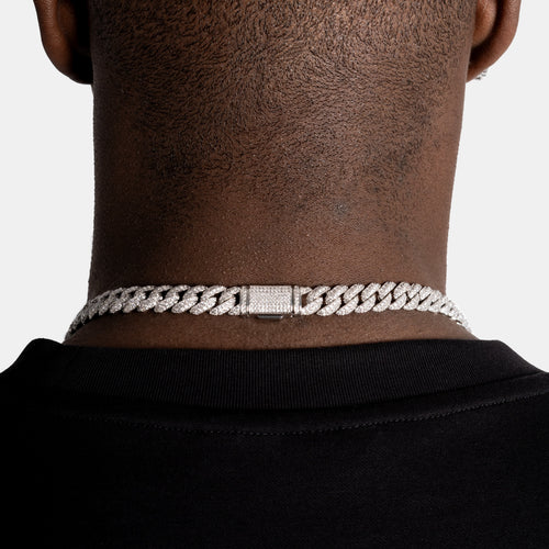 8.5mm Iced Cuban Chain