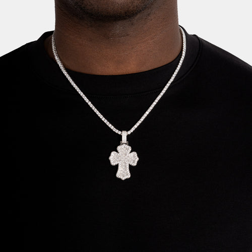 Baguette Cross Pendant