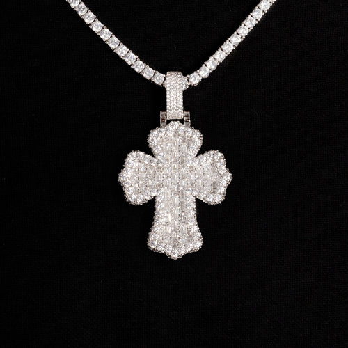 Baguette Cross Pendant