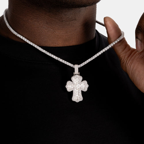 Baguette Cross Pendant