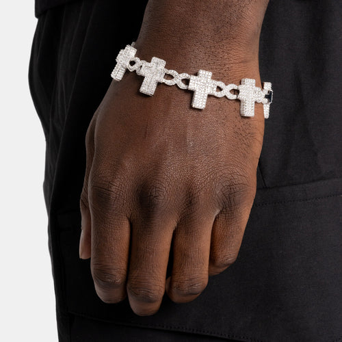 Cross Infinity Bracelet