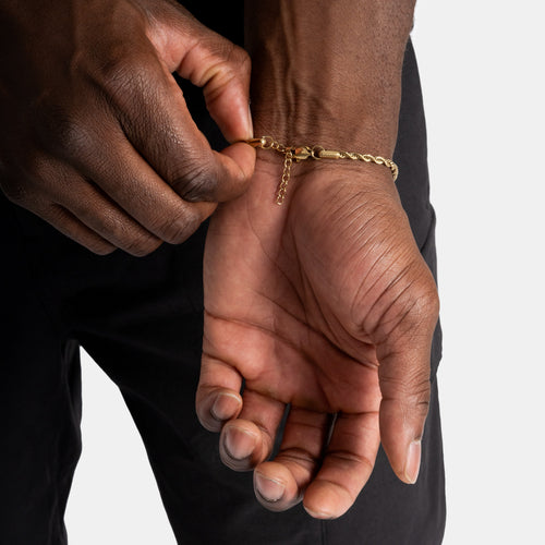 3mm Rope Bracelet Gold