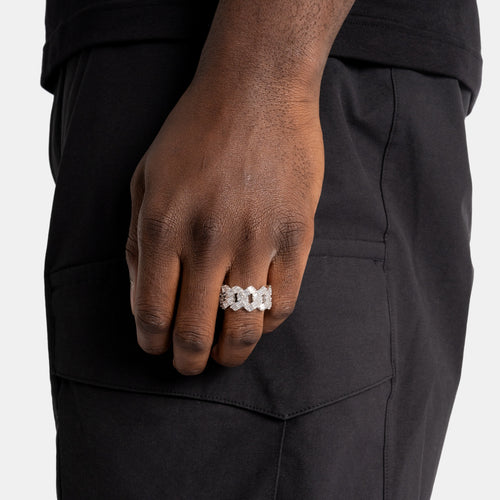 Baguette Cuban Ring