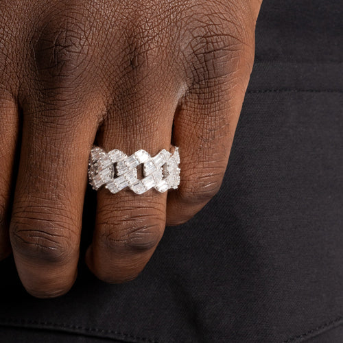 Baguette Cuban Ring