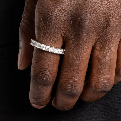 Moissanite Tennis Ring S925