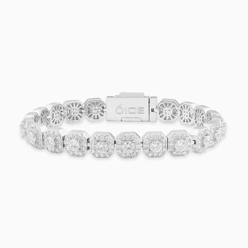 Micro Cluster Tennis Bracelet
