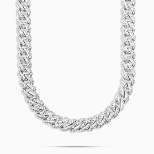 8.5mm Iced Cuban Chain