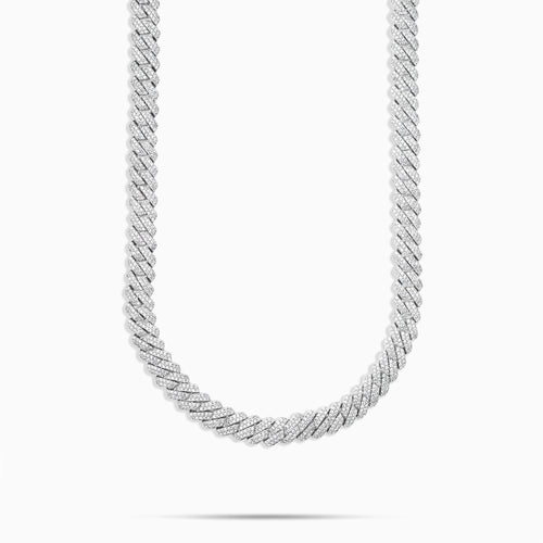 8mm Moissanite Cuban Chain