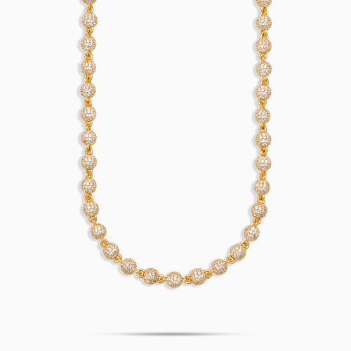 Iced Beads Chain Gold