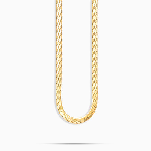 6mm Herringbone Chain Gold