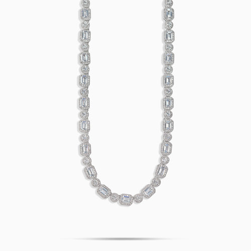Emerald Clustered Tennis Chain