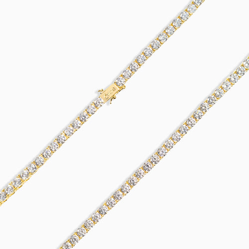 5mm Moissanite Tennis Chain Gold