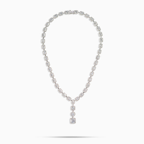 Teardrop Lariat Tennis Chain