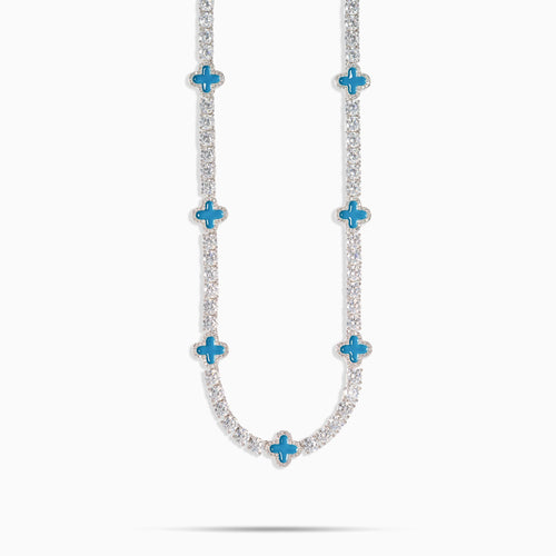 Blue Clover Tennis Chain