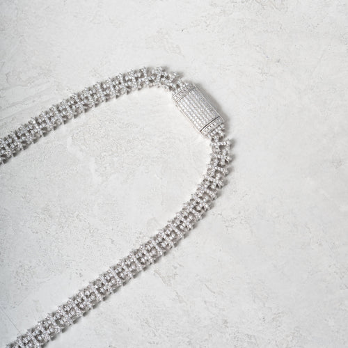 Iced Cross Pattern Chain