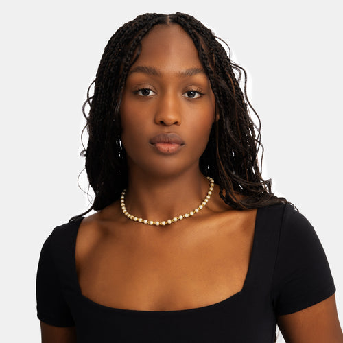 Iced Beads Chain Gold