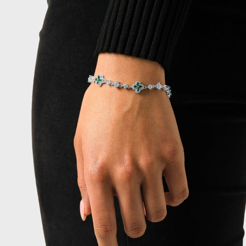 Green Clover Micro Bracelet