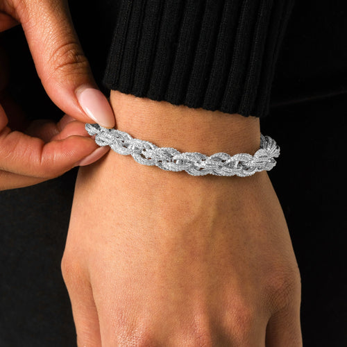 Iced Rope Bracelet