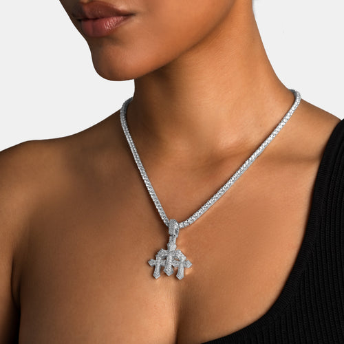 Micro Triple Cross Pendant