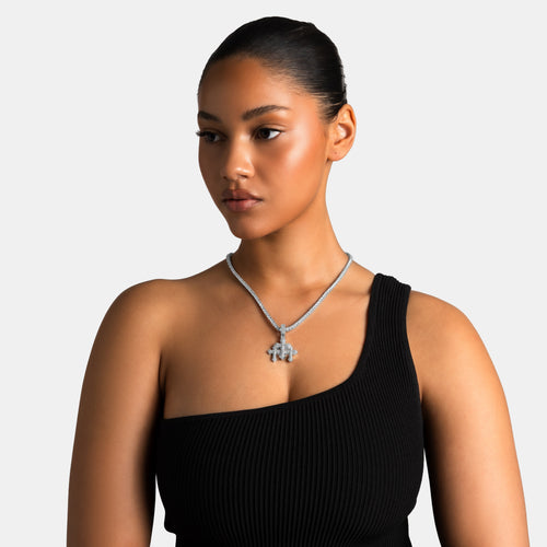 Micro Triple Cross Pendant