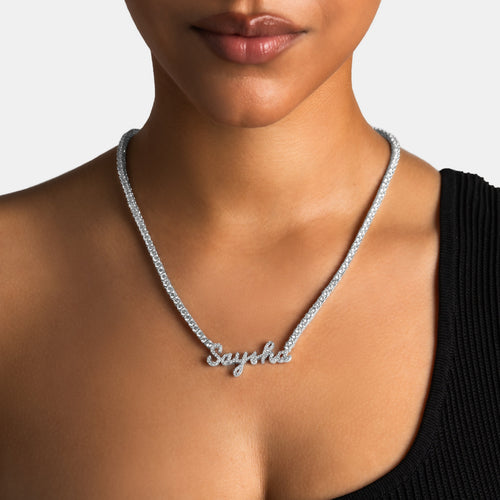Iced Custom Name Tennis Chain