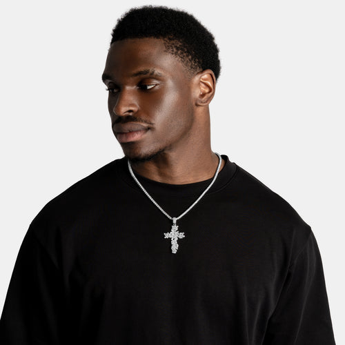 Rose Cross Pendant