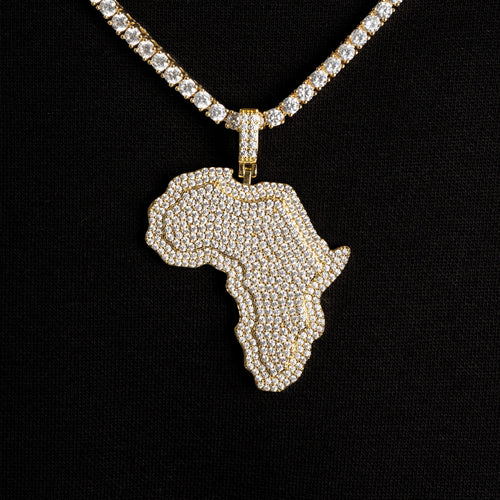 Africa Pendant Gold