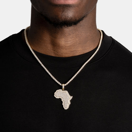 Africa Pendant Gold