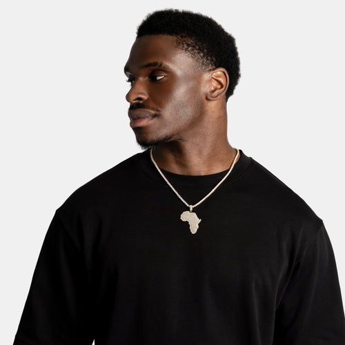 Africa Pendant Gold