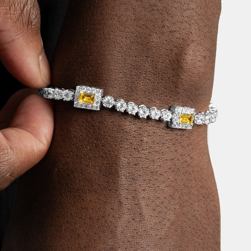 Canary Micro Tennis Bracelet