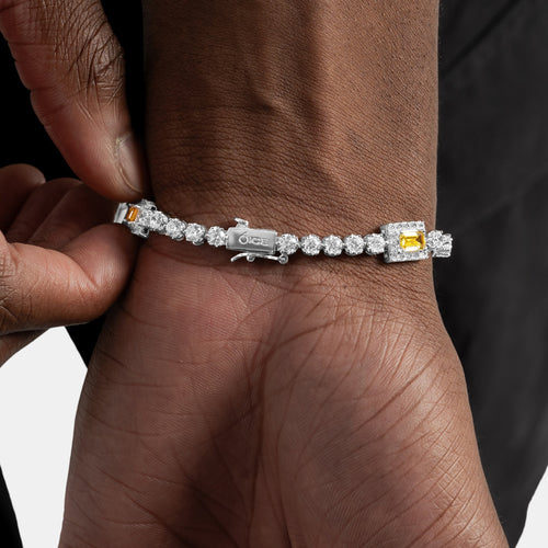 Canary Micro Tennis Bracelet