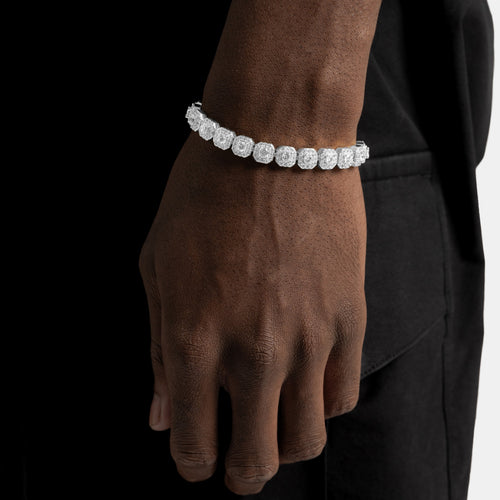 Micro Cluster Tennis Bracelet