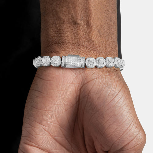 Micro Cluster Tennis Bracelet