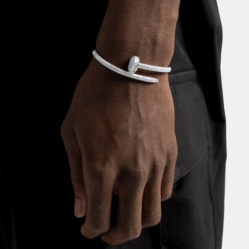 Moissanite Nail Bracelet S925