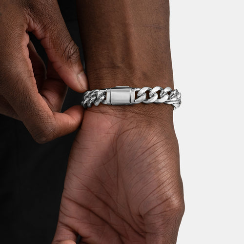 12mm Cuban Link Chain & Bracelet