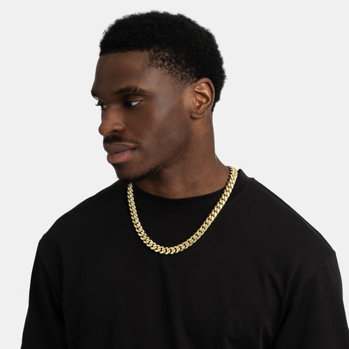 12mm Cuban Link Chain Gold