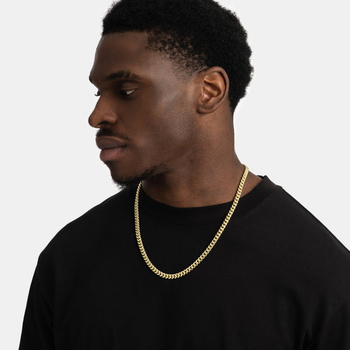 6mm Cuban Link Chain Gold