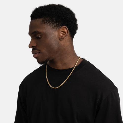 3mm Franco Chain Gold
