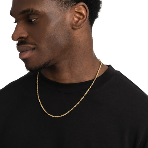 3mm Rope Chain Gold