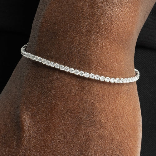2mm Micro Tennis Chain & Bracelet Bundle