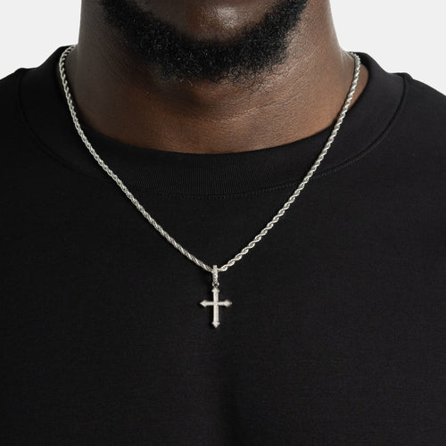 Moissanite Celtic Cross Pendant S925