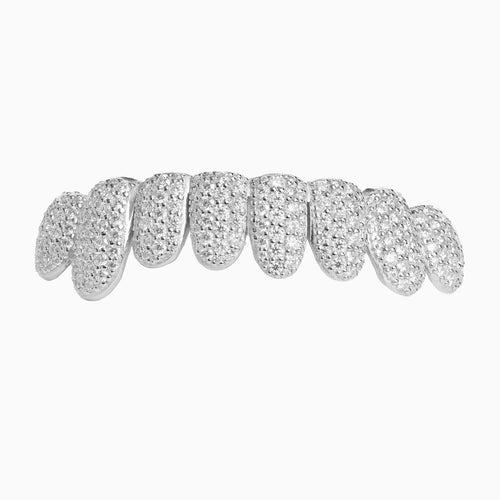 Iced Honeycomb Moissanite Grillz