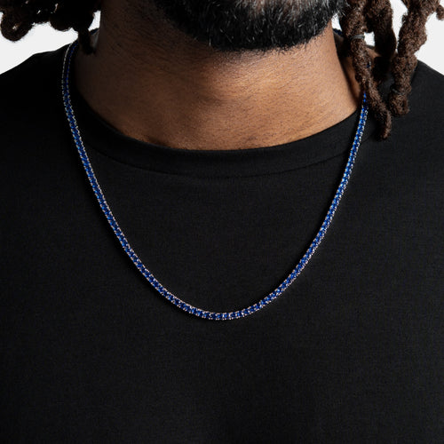3mm Sapphire Tennis Chain