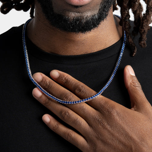 3mm Sapphire Tennis Chain