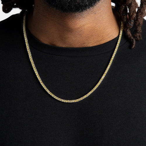 3mm Canary Tennis Chain