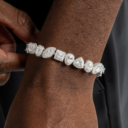 Multi Cut Tennis Bracelet