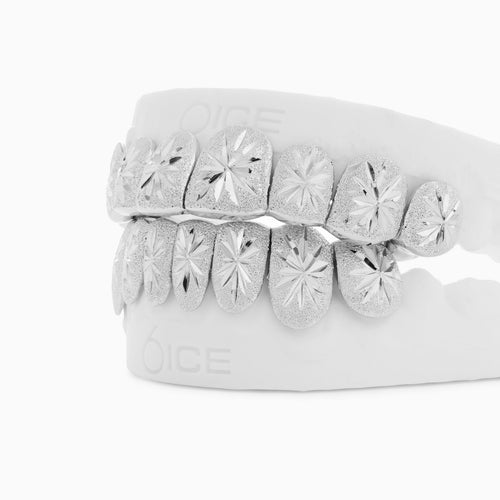 Custom Sunburst Cuts Grillz