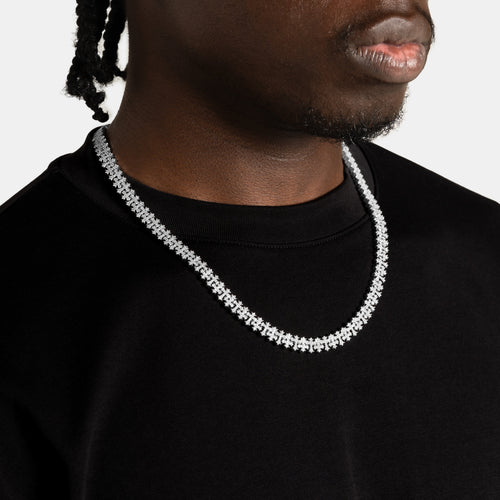 Iced Cross Pattern Chain