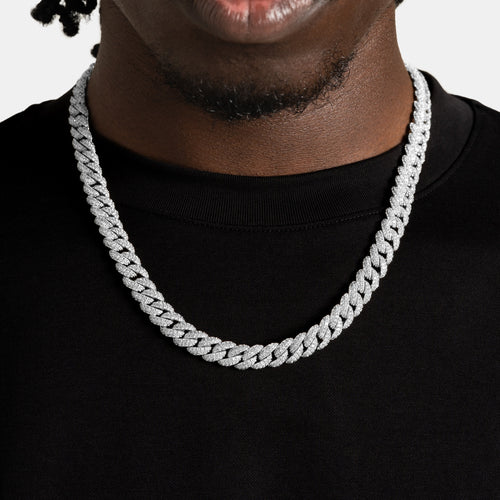 8.5mm Iced Cuban Chain