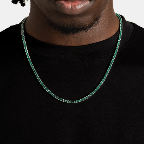 3mm Emerald Tennis Chain